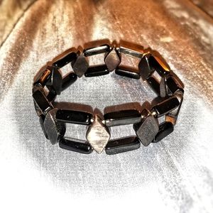 Elasticated resin bracelet 🔥🧱